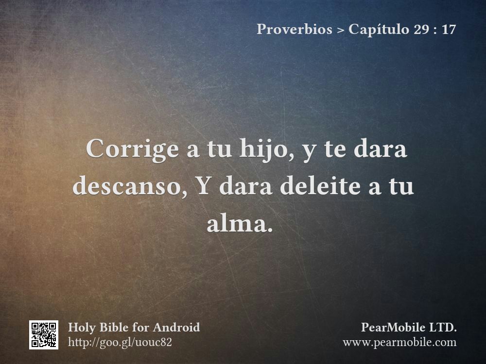 Proverbios, Capítulo 29:17